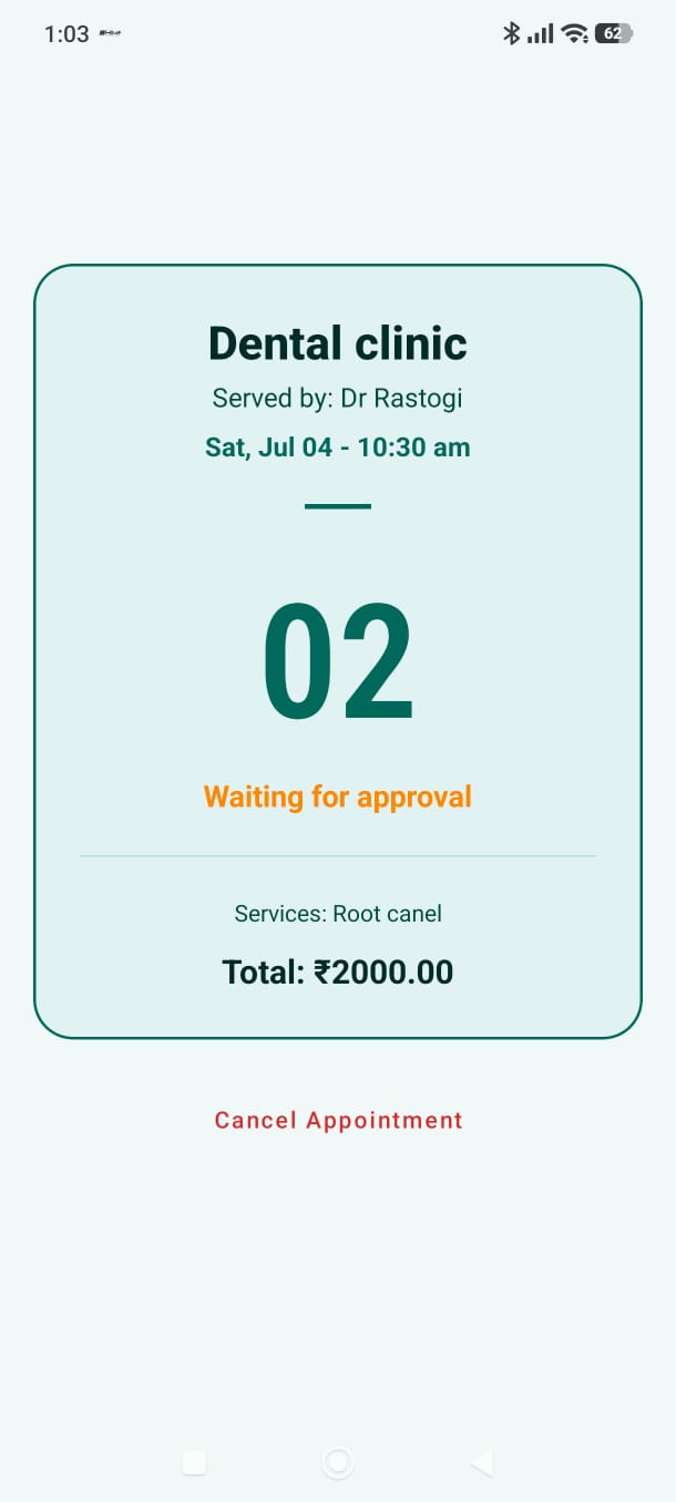 Live Booking Overview