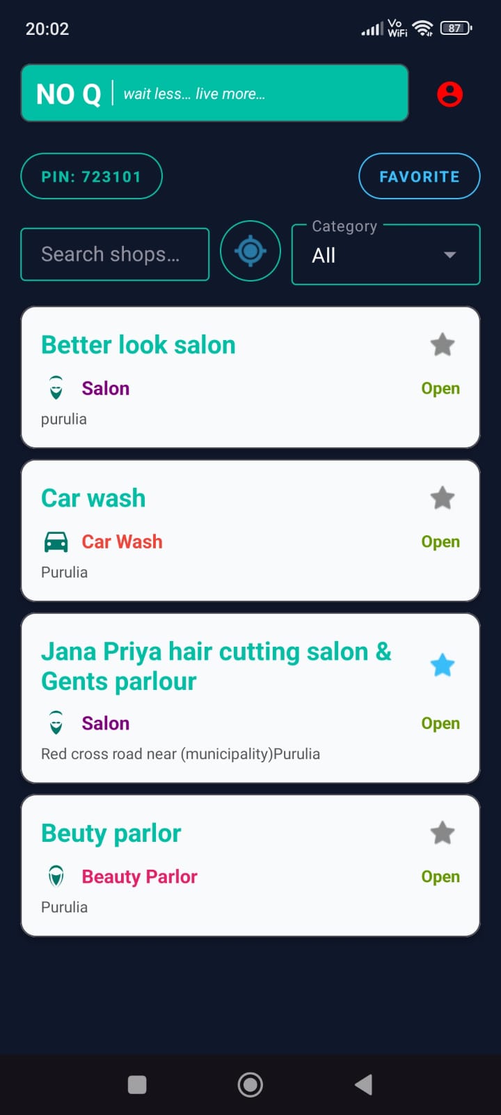 Customer Window Interface